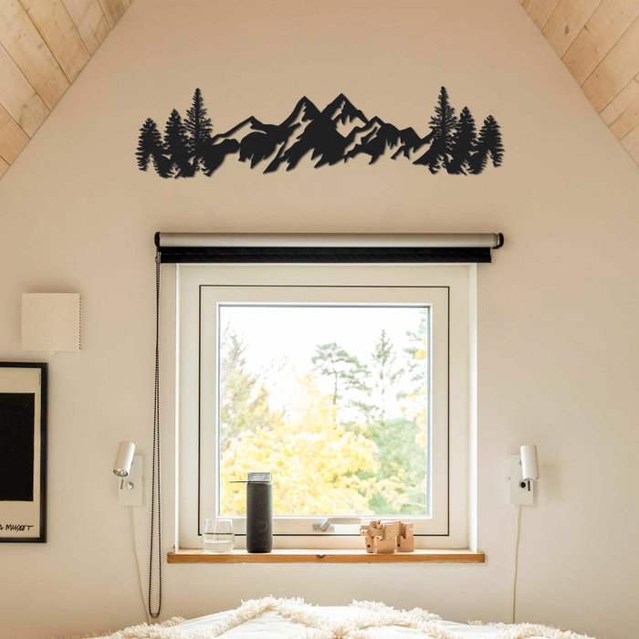 Wallity Mountains Metal Wall Art - APT630 Negro Wallity Mountains Metal Wall Art - APT630 Negro